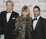 Marc Jacobs, son associé Robert Duffy et Anna Wintour  