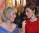 Le prince Charles et Camilla en visite officielle en Espagne, le 30 mars 2011. Dîner de Gala au Palais, à Madrid.