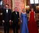 Le prince Charles et Camilla en visite officielle en Espagne, le 30 mars 2011. Dîner de Gala au Palais, à Madrid. Ils sont reçus par Letizia et Felipe d'Espagne !
