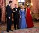 Le prince Charles et Camilla en visite officielle en Espagne, le 30 mars 2011. Dîner de Gala au Palais, à Madrid. Ils sont reçus par Letizia et Felipe d'Espagne !