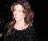 Shania Twain à la soirée Vevo à New York en décembre 2009