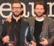 Le 4 avril 2011 avait lieu la clôture du 3e Festival de Beaune. Ici, Michaël Roskam, récompensé deux fois par le Jury et par la Critique pour Bull Head , et Baran Bo Odar, qui a reçu le Prix du Jury pour Il était une fois un meurtre