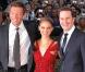 Vincent Cassel, Natalie Portman et Darren Aronofsky lors du Festival du film de Venise en septembre 2010