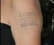 Angelina Jolie : son tatouage au bras gauche 