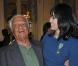 Linh Dan Pham et Alain Belmondo au ministère de la Culture, à Paris, lors de sa remise des  insignes de chevalier dans l'ordre des Arts et des Lettres. 5 avril  2011