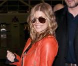 Fergie est à l'aéroport de New York. 6 avril 2011