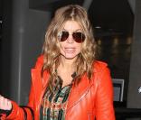 Fergie est à l'aéroport de New York. 6 avril 2011