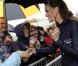 Le prince William et Kate Middleton étaient en visite dans la région de Blackburn with Darwen, dans le nord de l'Angleterre, lundi 11 avril 2011. Leur dernière apparition officielle avant leur mariage, le 29 avril.