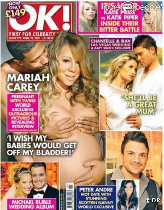Mariah Carey et Nick Cannon en couverture du magazine OK !