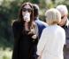 Victoria Beckham emmène Brooklyn et Romeo à leur leçon de football, en avril 2011.