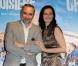 Antoine Duléry et Pascale Pouzadoux lors de l'avant-première de La Croisière à Paris le 18 avril 2011