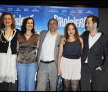 Armelle, Pascale Pouzadoux, Antoine Duléry, Marilou Berry et Stéphane Debac lors de l\'avant-première de La Croisière à Paris le 18 avril 2011