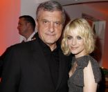 Mélanie Laurent et Sidney Toledano, PDG de Christian Dior, lors du dîner Dior au Festival de Cannes en mai 2010 