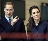 Kate Middleton et le prince William lors de leur dernier déplacement officiel avant leur mariage. Le 11 avril 2011