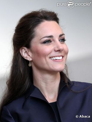 Kate Middleton lors de son dernier déplacement officiel avant le mariage. Le 11 avril 2011