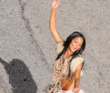Nicole scherzinger plus sexy que jamais sur le tournage de son nouveau clip. Los Angeles, 21 avril 2011 
