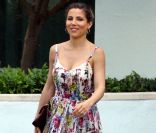 10/10 pour ce look champètre-chic d'Elsa Pataky ! Miami, 7 avril 2011 