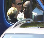 Heidi Klum ne peut pas se passer des bisous de son mari Seal le 24 avril à LA