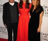 Griffin Dunne, Eva Mendes et Massy Tadjedin à l'occasion de l'avant-première de  Last Night , présenté le 25 avril 2011 lors du 10e Festival du Film de TriBeCa, à New York.