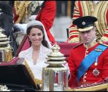 Kate et William, le jour de leur mariage à Londres le 29 avril 2011.