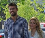 Shakira et Gerard Piqué, à Barcelone, le 15 avril 2011.