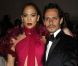 Jennifer Lopez et Marc Anthony au lancement de l'exposition Alexander McQueen au MET à New York, le 2 mai 2011.