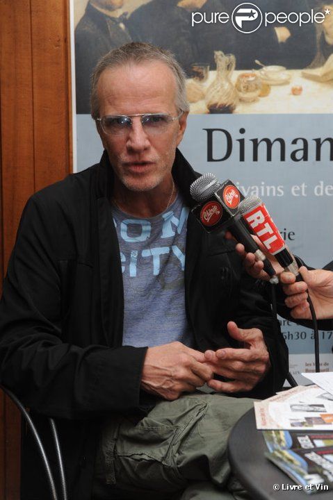Christophe Lambert lors des Journées du Livre et vin le 1er mai 2011 à Saumur