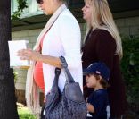 Victoria Prince se rend au match de baseball du fils de son petit ami Kevin Federline, dimanche 15 mai à Los Angeles.