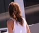 Elisabetta Canalis se prélasse sur le yacht de Roberto Cavalli au large de Cannes, le 17 mai 2011.