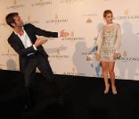 Emmanuel Philibert de Savoie et Clotilde Courau lors de la soirée de Grisogono le 17 mai 2011<br />