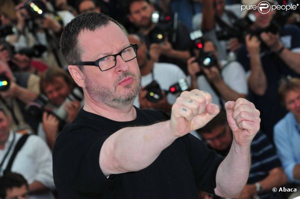 Lars Von Trier lors du photocall de Melancholia à Cannes le 18 mai 2011