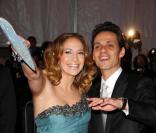 Jennifer Lopez et Marc Anthony au Superheroes : Fashion and Fantasy, au MET de New York