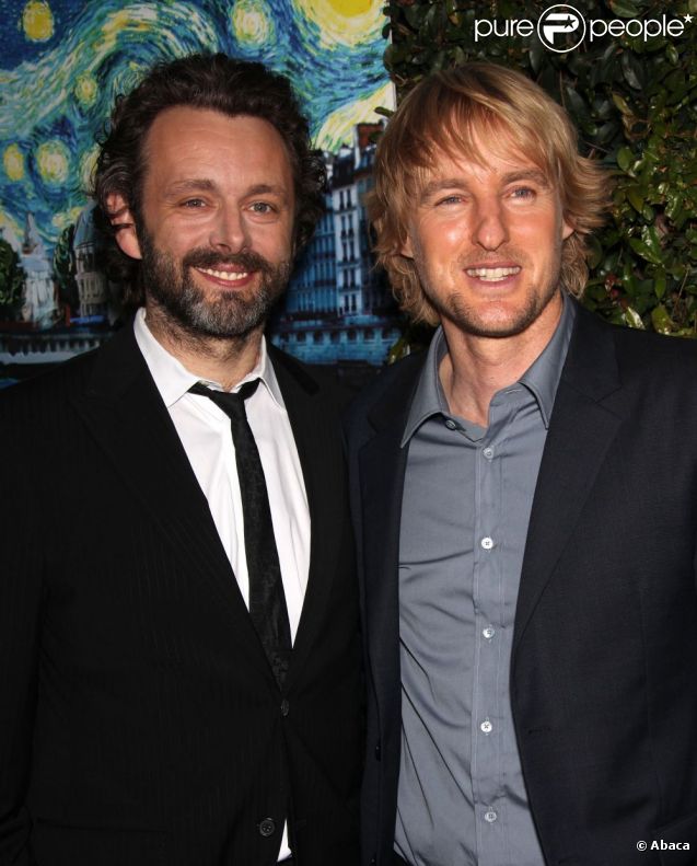 Owen Wilson et Michael Sheen le 18 mai à Los Angeles pour la promotion du dernier Woody Allen,  Midnight in Paris . 