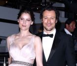 Stefano Accorsi et Laetitia Casta à la soirée Roberto Cavalli, à Cannes, le 18 mai 2011.<br />