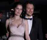 Stefano Accorsi et Laetitia Casta à la soirée Roberto Cavalli, à Cannes, le 18 mai 2011.<br />