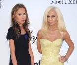 Allegra Versace et Donatella Versace lors du 25e gala de l'amfAR au Cap d'Antibes le 19 mai 2011
