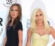 Allegra et Donatella Versace lors du gala de l'amfAR, le 19 mai 2011, au Cap d'Antibes. 