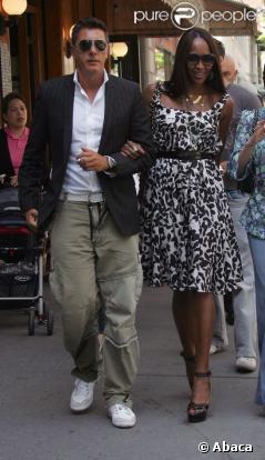 Naomi Campbell et un ami