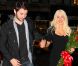 Christina Aguilera (avec son petit ami Mat Rutler) quitte le Ed Sullivan Theatre après avoir enregistré son passage au David Letterman Show, lundi 16 mai 2011, à Los Angeles.