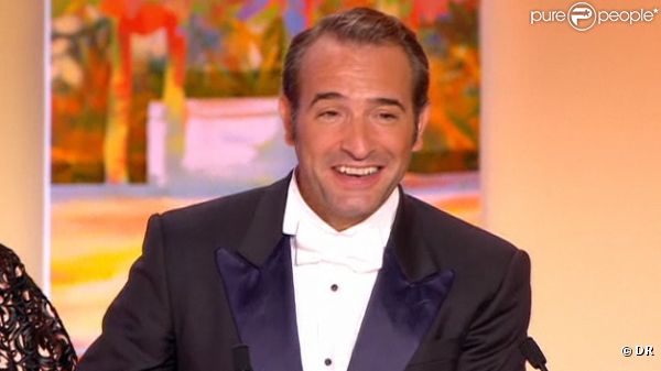 Jean Dujardin reçoit le prix d'interprétation masculine