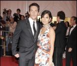 Jonathan Rhys-Meyers et sa fiancée à la soirée du MET à New York, le 5/05/08