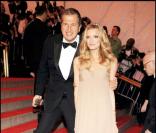 Mario Testino et Lily Donaldson à la soirée du MET à New York, le 5/05/08