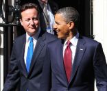 Barack Obama et le Premier ministre David Cameron, à Londres, le 24 mai 2011.