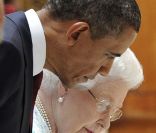 Barack et Michelle Obama à Buckingham Palace, à Londres, le 24 mai 2011.