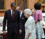 Barack et Michelle Obama à Buckingham Palace, à Londres, le 24 mai 2011.