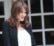 Carla Bruni-Sarkozy ne peut plus cacher sa grossesse le 26 mai 2011 à Deauville à l'occasion du G8.
