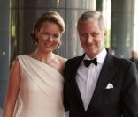 Mathilde et Philippe de Belgique lors de la célébration du 40e anniversaire de la princesse Maxima des Pays-Bas à Amsterdam le 27 mai 2011