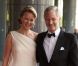 Mathilde et Philippe de Belgique lors de la célébration du 40e anniversaire de la princesse Maxima des Pays-Bas à Amsterdam le 27 mai 2011