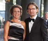 Bernhard et Annette des Pays-Bas lors de la célébration du 40e anniversaire de la princesse Maxima des Pays-Bas à Amsterdam le 27 mai 2011