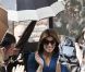 Elisabetta Canalis a assisté au mariage du guitariste italien Stef Burns et de la présentatrice de télévision Maddalena Corvaglia, à Modène le 28 mai 2011.
